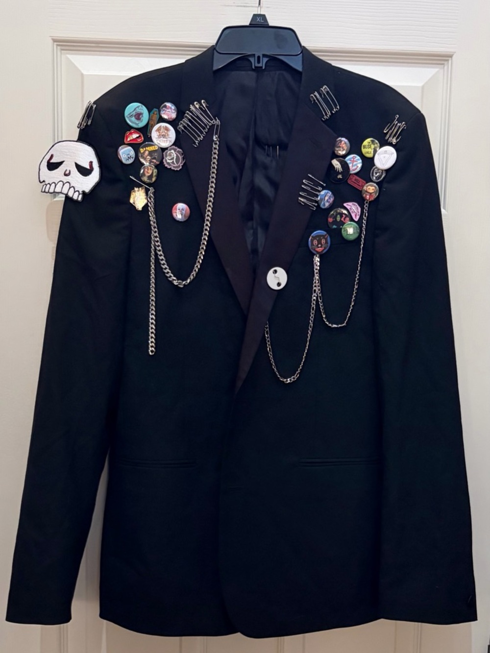ASOS Brown Patterned Lined Jacket with Dark Olive Interior